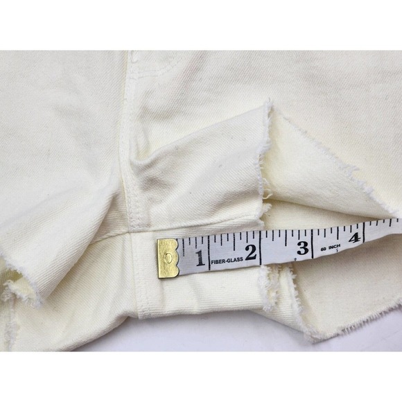 L'AGENCE Audrey Mid Rise Shorts Frayed Hem Women's Size 25 NWT Summer - Picture 9 of 9
